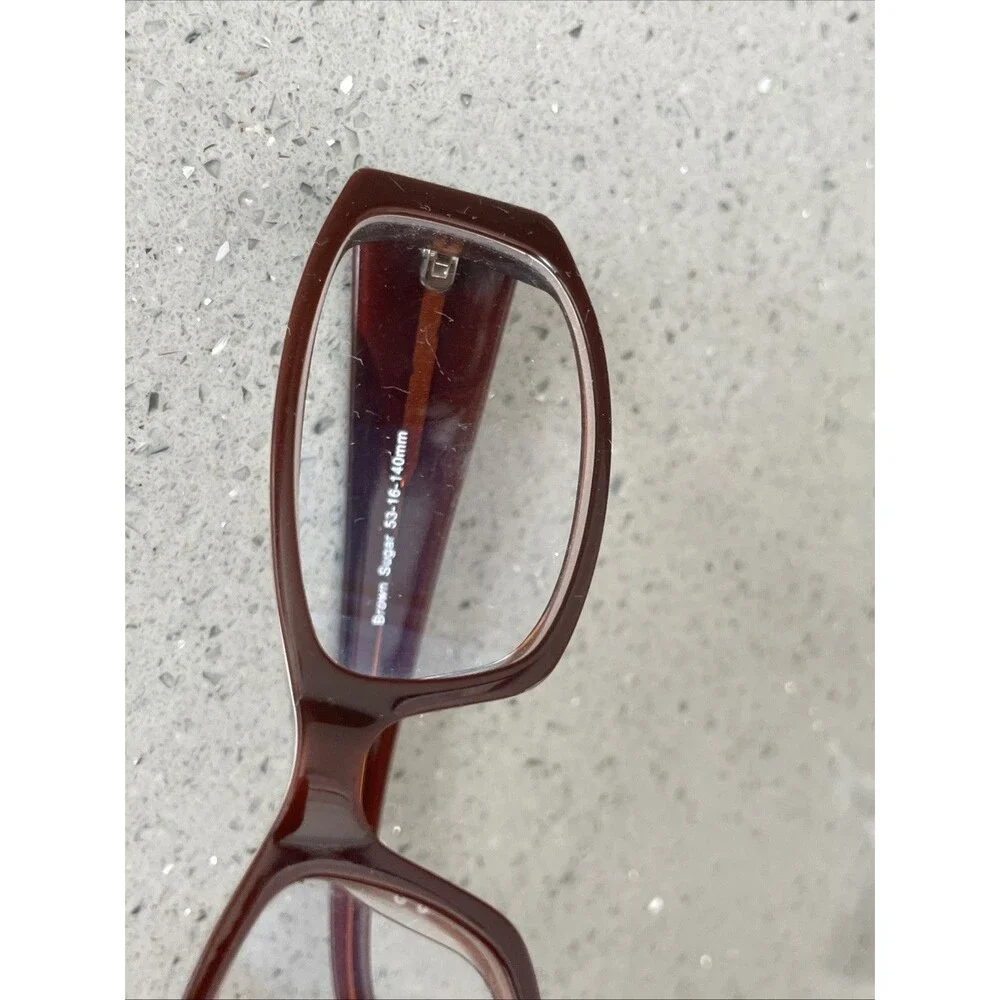 Rough Justice Eyeglasses Fling Brown Sugar Women's Demo Frames ONLY 53-16-140